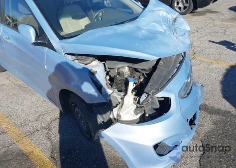 2012 Hyundai Accent Gls z USA, uszkodzony, nr VIN KMHCT4AE6CU216272